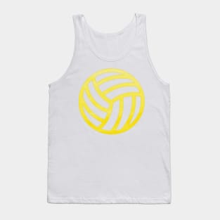 Volleyball Yellow Tank Top